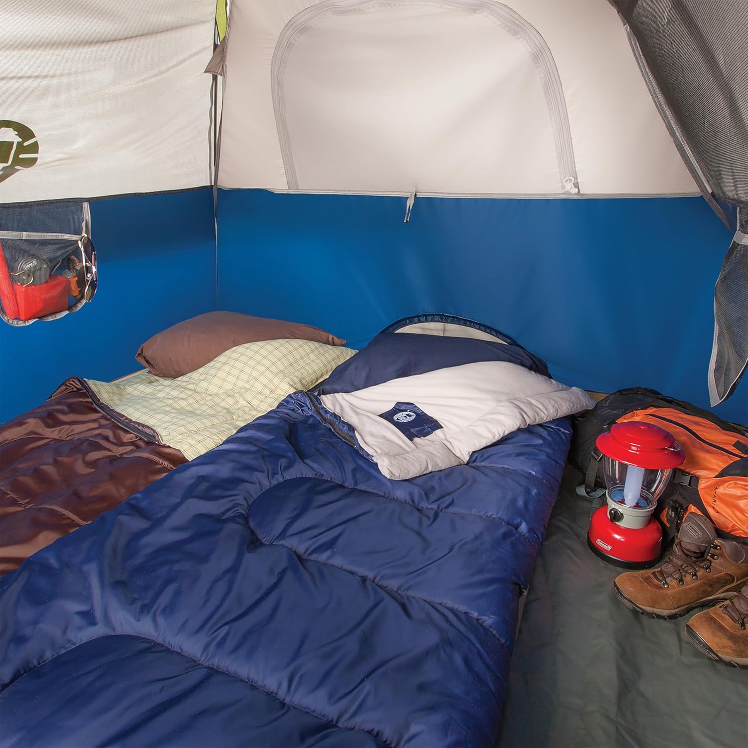 Coleman Brazos 20/30°F Adult Cool-Weather Sleeping Bag with No-Snag Zipper & Stuff Sack, Machine Washable - Image 5