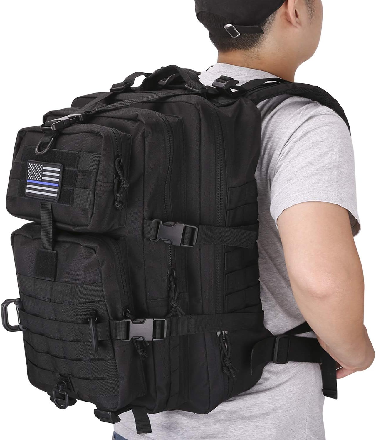 MOLLE Assault Pack, Tactical Backpack Military Army Camping Rucksack, 3-Day Pack - Image 7